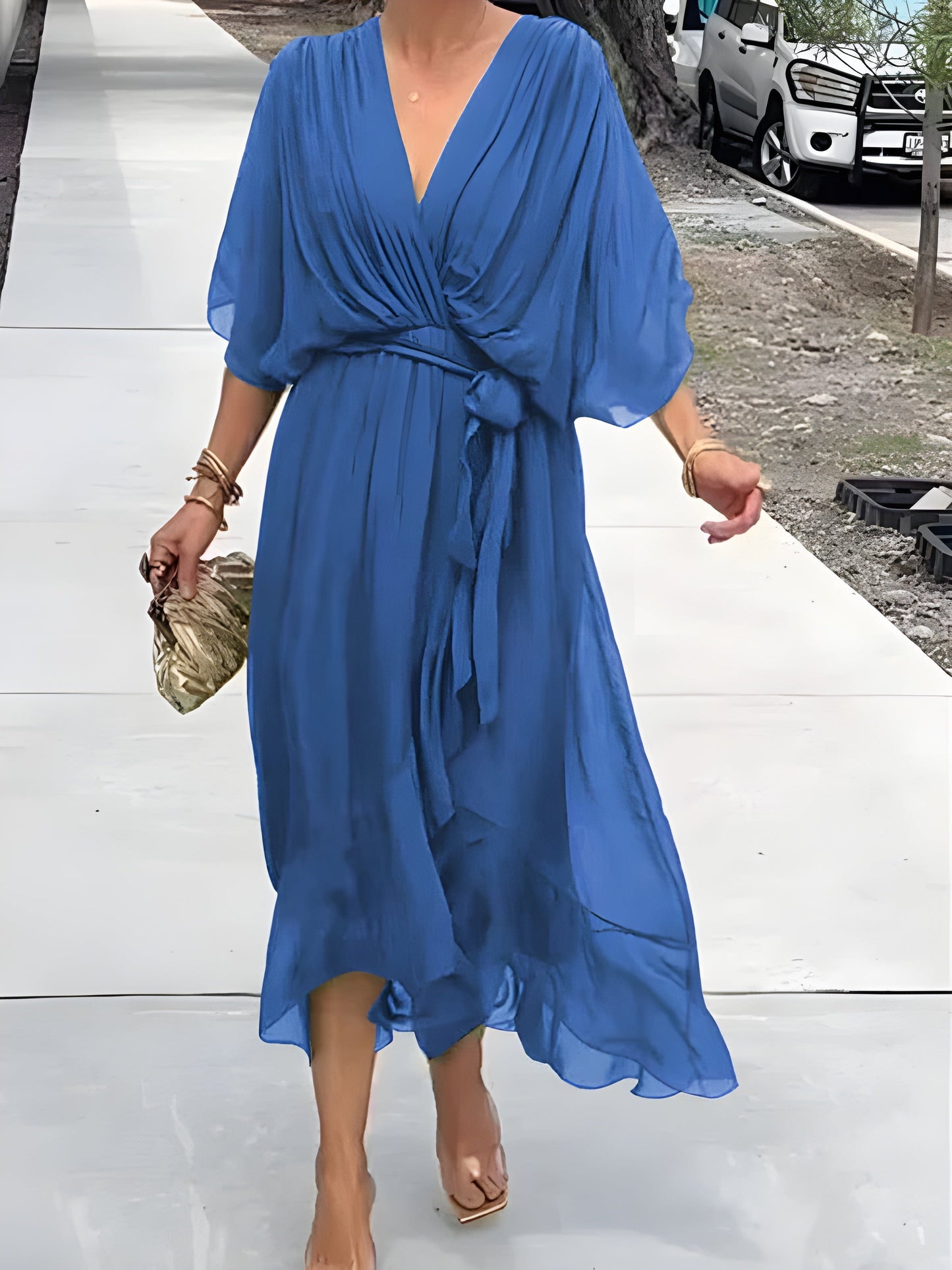 Florina™ | Elegantes Sommerkleid aus leichtem Musselin