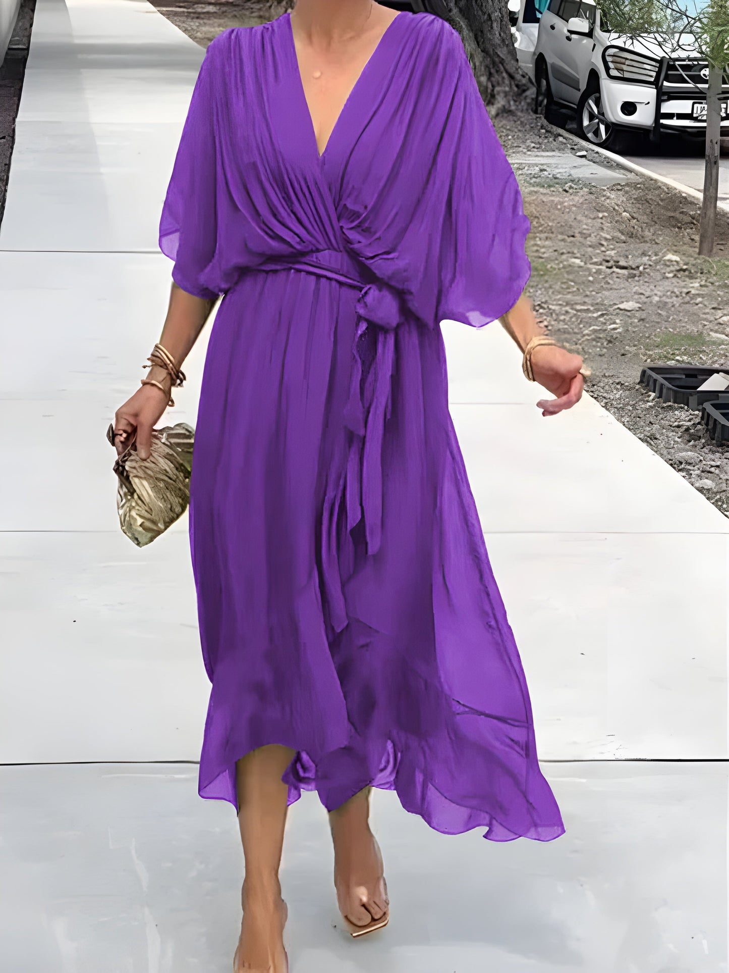 Florina™ | Elegantes Sommerkleid aus leichtem Musselin