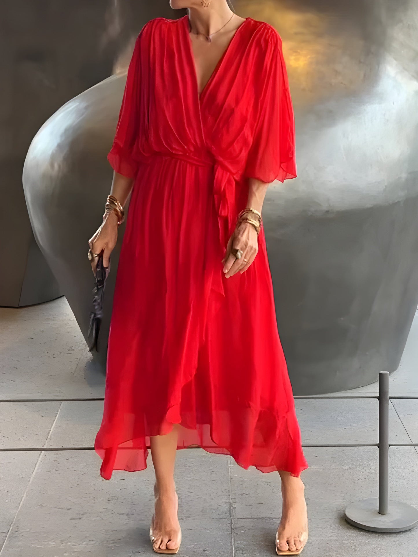 Florina™ | Elegantes Sommerkleid aus leichtem Musselin
