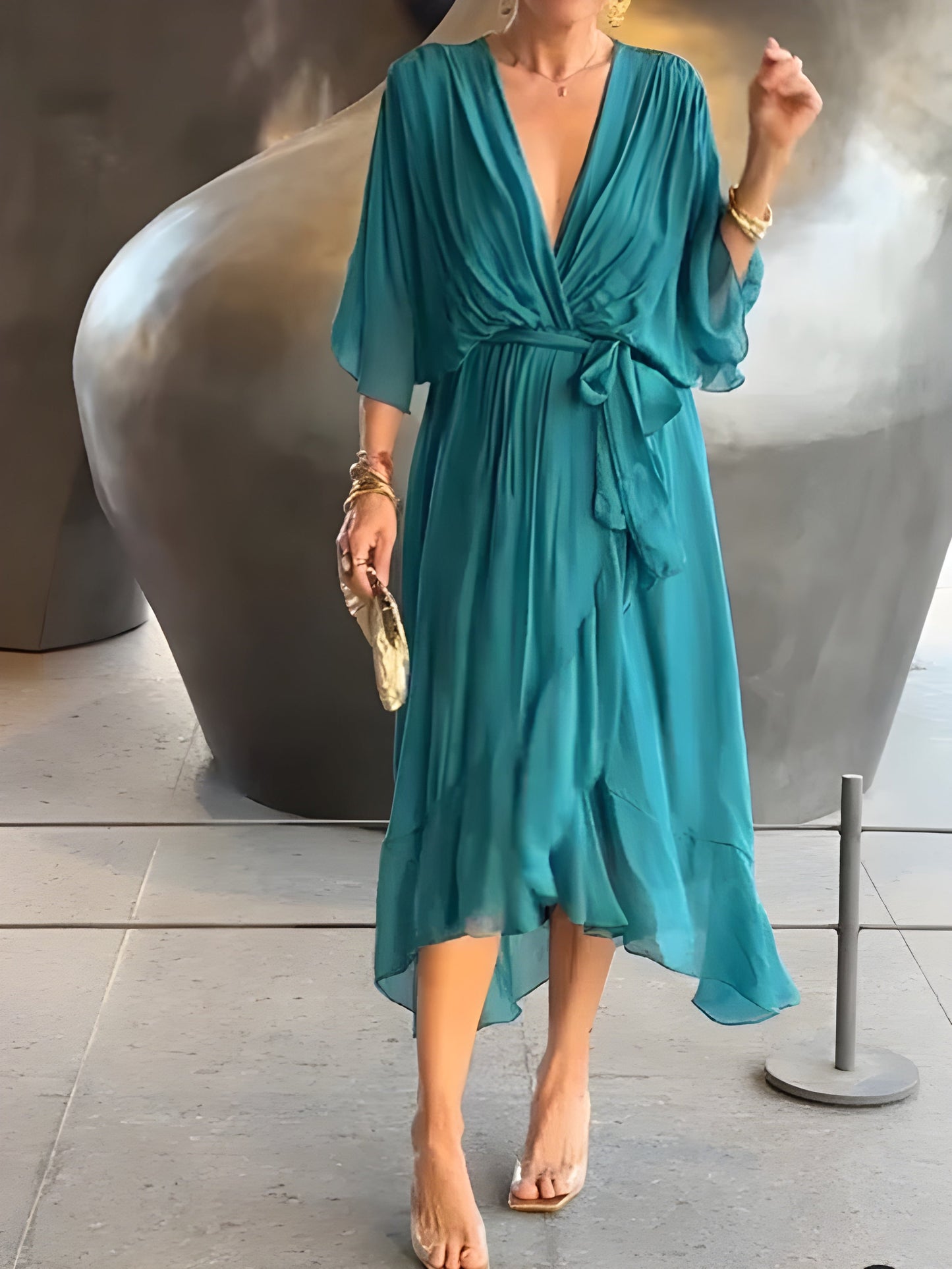 Florina™ | Elegantes Sommerkleid aus leichtem Musselin