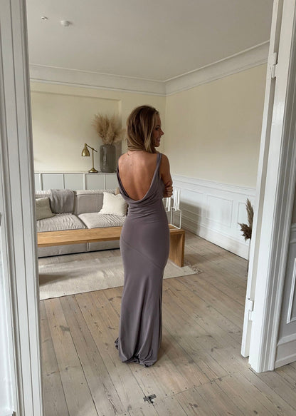 Ellanor™ Maxikleid- Taupe