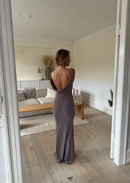 Ellanor™ Maxikleid- Taupe